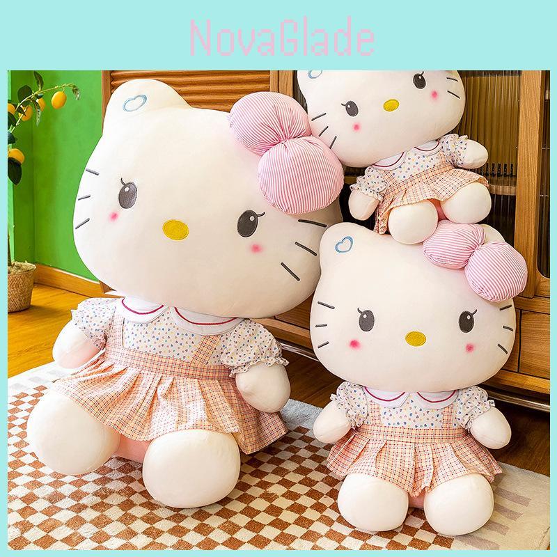 Hellokitty Plush Cat Doll Pink Student Kt Toy