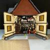 MOC Street View Modell Halloween Hocus Pocused Hexe Sanderson Haus Gebäude Schwesterhaus Bausteine Ziegel Festival Party Geschenke