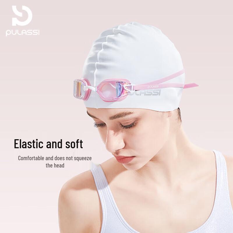 Водонепроницаемая силиконовая шапочка для плавания Prashi для взрослых