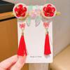 Chinese Style Children's New Year Hairpin Tang Suit Ancient Style Hair Clips  Girls