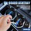 LED Car Ashtray Auto Emblem Garbage Cigarette Ash Holds Cup Holder For Mazda 2 3 4 5 6 7 MPS CX8 CX-3 CX5 MS Atenza Wheel hubcap
