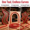 Durable Flexible Curve Template 2M Length Curve Pattern Making Tool  Router Template