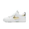 Wmns Dunk Low Disrupt White Metallic Gold DD9676-100