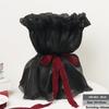 50×45 Cm Flower Wrapping Paper Silk Tulle Elastic Trim Bouquet Wrapping Paper Pearl Silk Floral Yarn Silk Flower Wrapping Paper