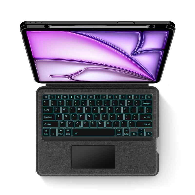 Magic Keyboard Case IPad Pro 13/12.9 Air 7/8 10th Gen - Backlit Bluetooth Tablet