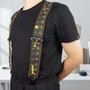Crossing-Strap Suspenders Secure Fit Suspender Wide Straps