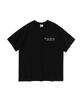 OUNDERR Riding Bike Cat Oversized Short Sleeve T-Shirt (Black)