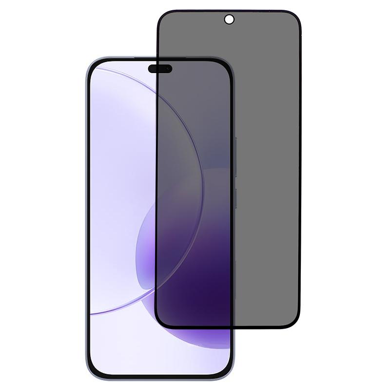 For Honor X70i Anti-Peep Tempered Glass Full Covering Silk Printing Screen Protector