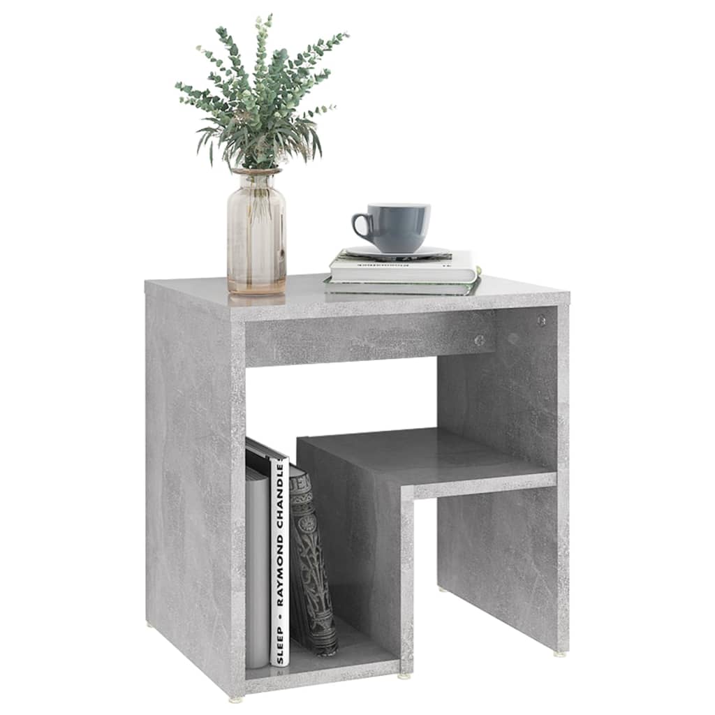 Nightstands 2 pcs Concrete Grey 40 x 30 x 40 cm Particleboard