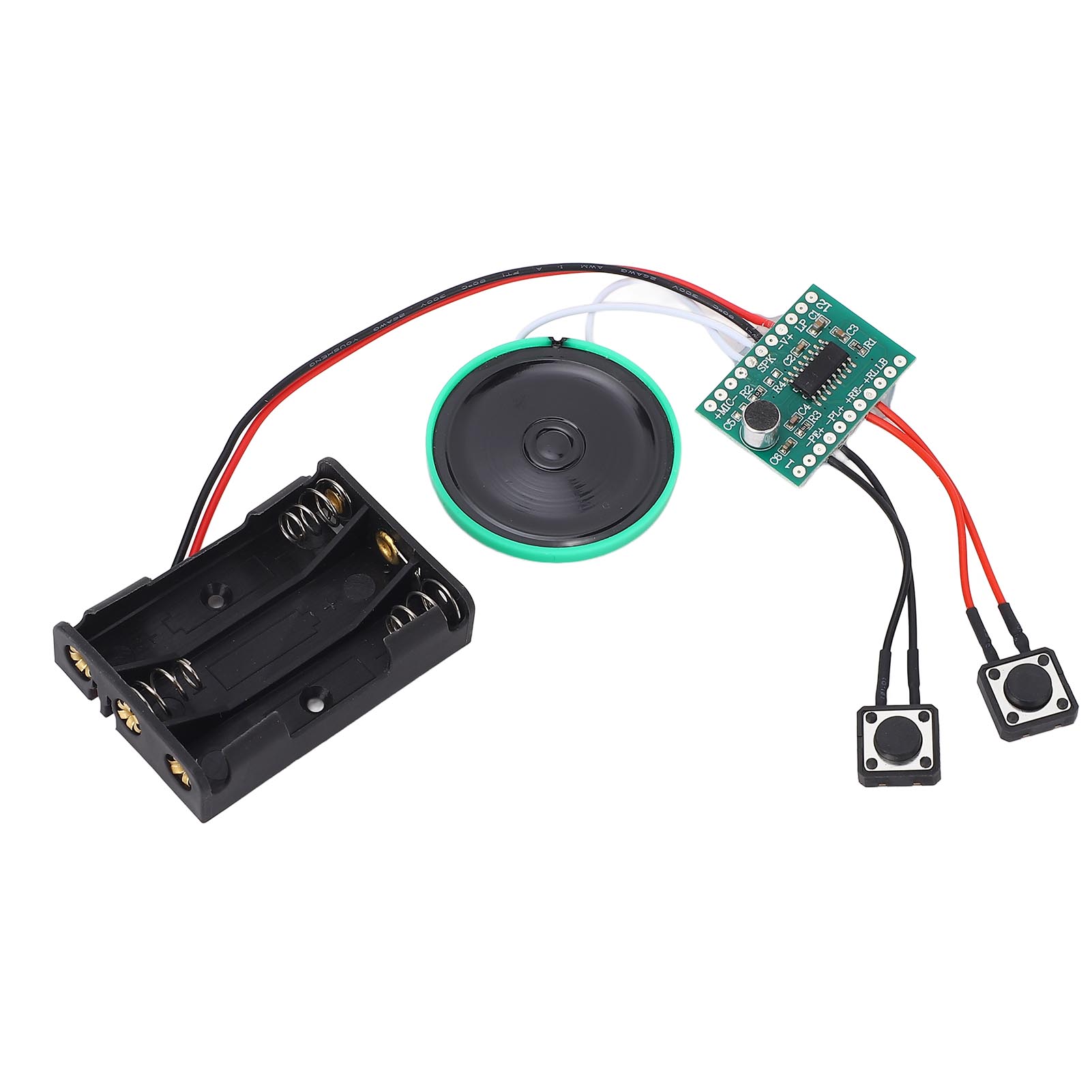 

4 Minutes Sound Module Button Control DIY Music Sound Talk Recordable Chip for DIY o Cards Xmas