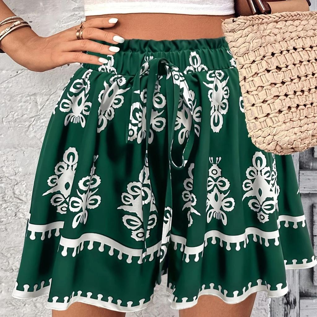 Ladies' Casual Loose Spring/summer Fashionable Bohemian Printed Shorts