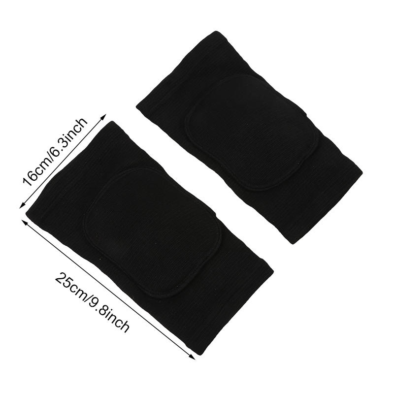1Pair Unisex Soft Breathable Sports Dance Knee Pads Sports Volleyball Anti-collision Knee Brace Workout Running
