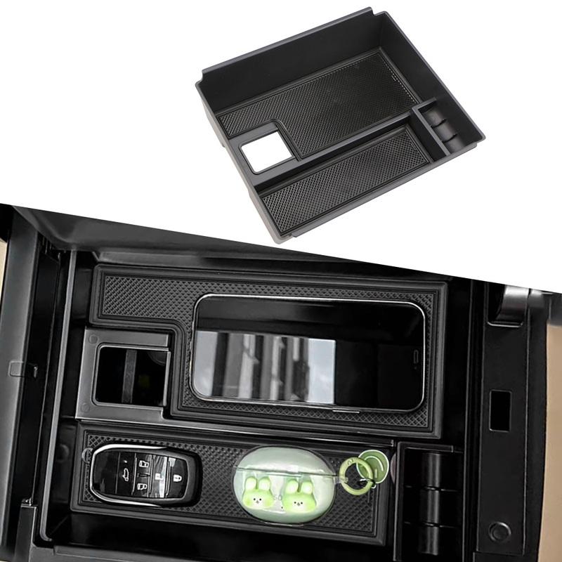 

For Toyota Alphard 30 Vellfire 30 Series 2015- Armrest Box Storage Tray Container Holder Orgainzer Interior Accessories чорний