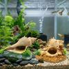 Conch Shape Fish Hideaway Cave Resin Fish Tank Ornaments Shrimp Hiding House  Small Fish Tank