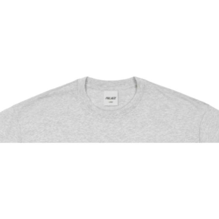 Palace Stud-U-Like T-Shirt Grey Marl Unisex Tops P29ES089