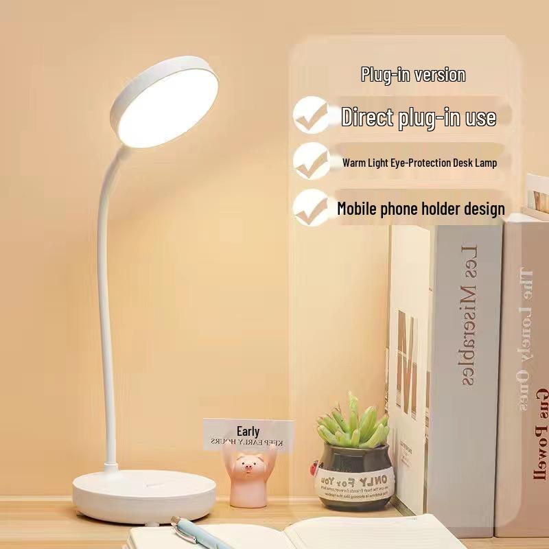 LED Table Lamp: Ambient Night Light & Eye-Friendly Study Lamp for Bedside & Bedroom.