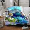 Monsters University Adventure Gift Blanket Soft Warm Cozy Great Picnics Four Seasons Multipurpose Digital Print Unique Gift for Family Camping Y7