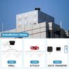 EPTTECH TLC2326LS-WL Wifi Tank Level Monitor Tuya Smart Life Water Oil Level Sensor 433MHz LCD Display Mobile Indicator Alarm