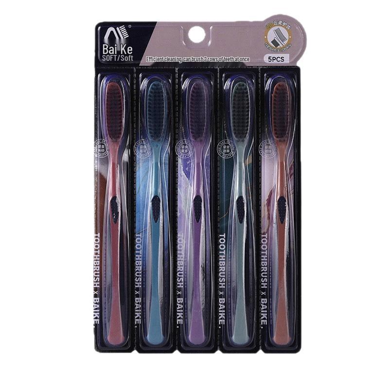 Innovative Large Head Soft Bristle Toothbrush: High-Efficiency, Fine Filaments, Stylish Design, Ideal for Home Use