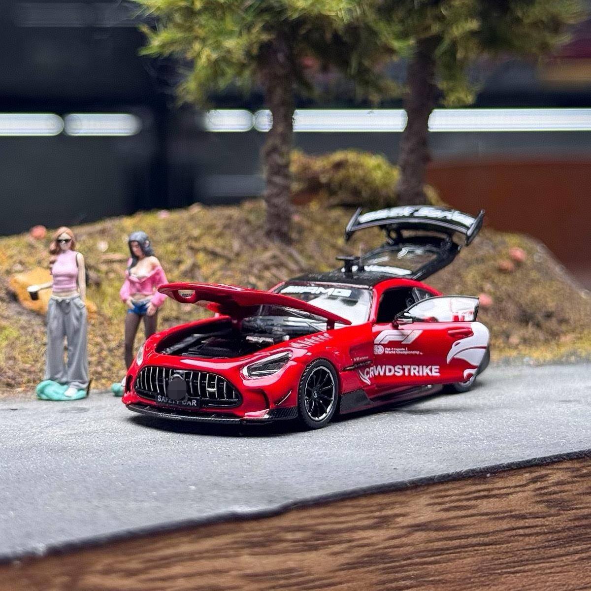 

MJ 1:64 GT Black Series F1 Safety Car Full Alloy Model