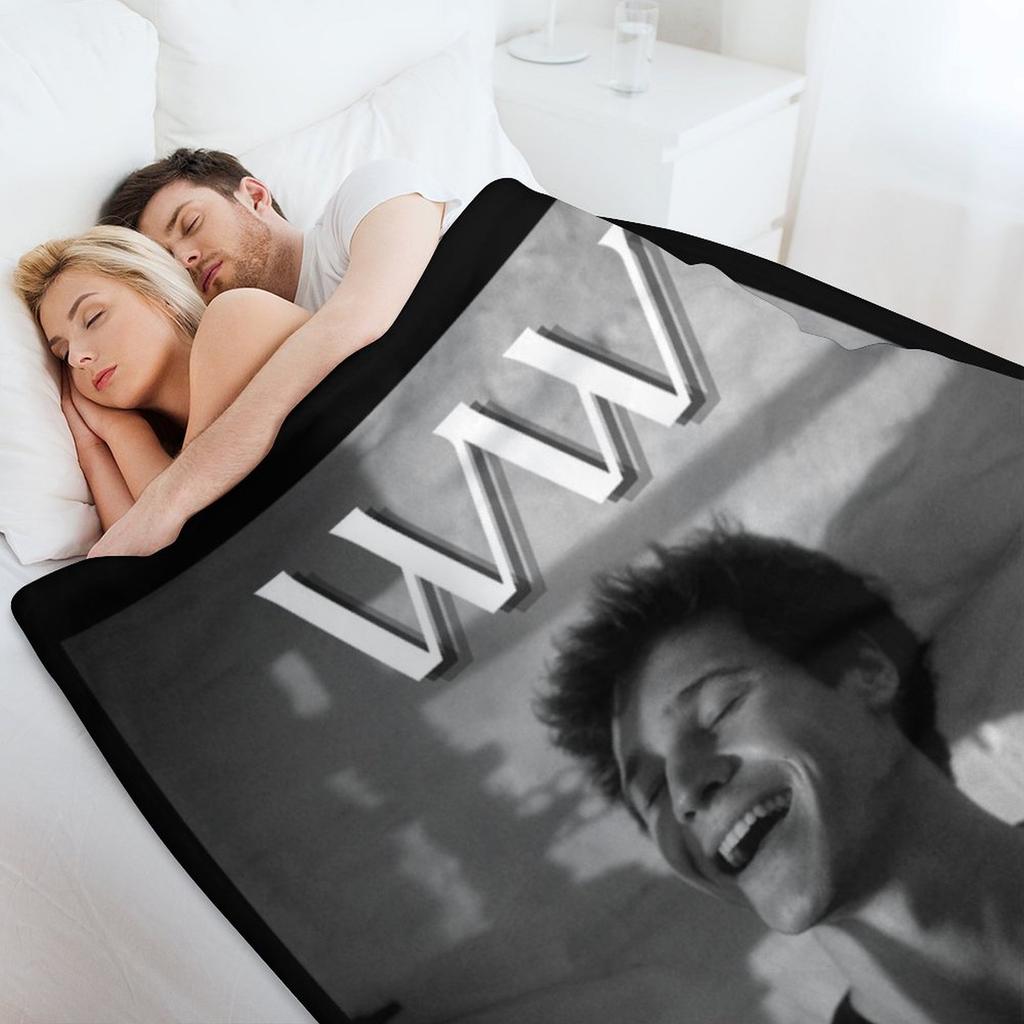 Wincent Weiss Přehozová deka Roztomilá Luxusní Zesílená Roztomilá Kostkovaná na zimu Přehozy