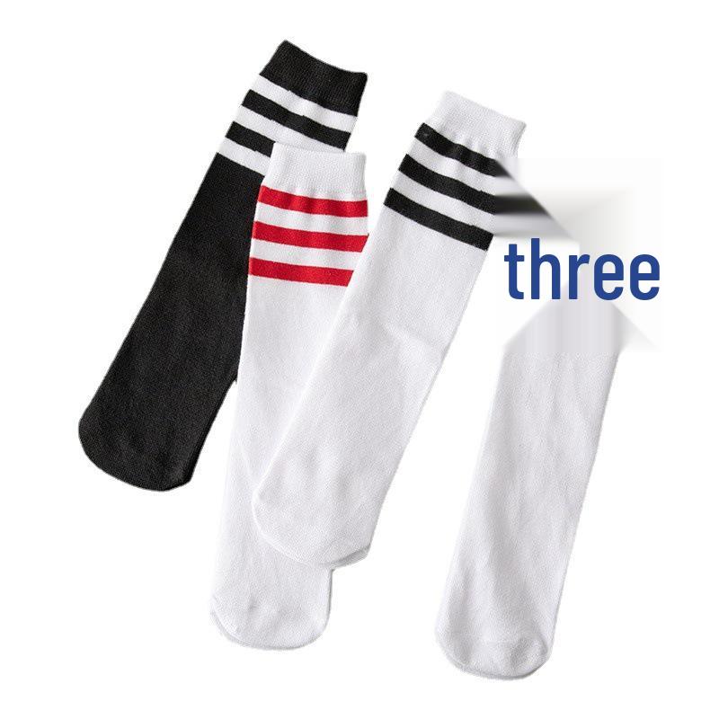 Children's Three-Striped Over-the-Knee Uniform Socks for Boys & Girls