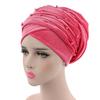 Rhinestone African Head Wraps Scarf Velvet Women'S Turban Caps Muslim Headscarf Bonnet Lady Wrap Head Scarves Turbante Mujer