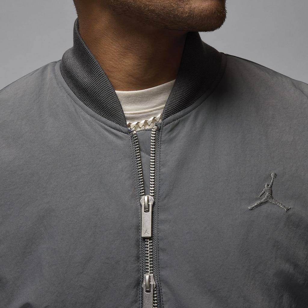 Jordan Renegade Outdoor Casual Sports Stand Collar Zip Jacket Men Jacket Iron-Gray FV7268-068