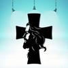 Metal Wall Cross Decor Vintage Jesus Christian Gift for Church Home Rustproof Iron Christmas Religious Ornament