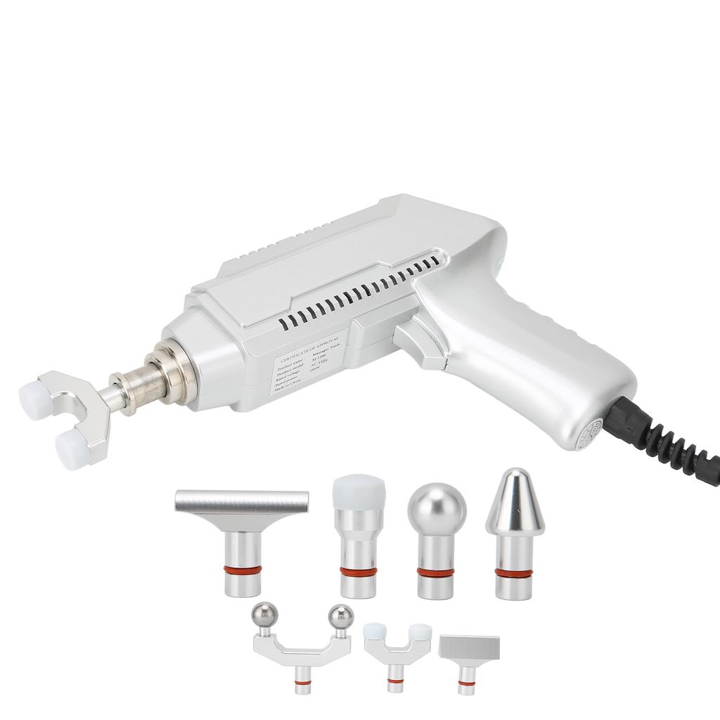 Professional Electric Spine Chiropractor 30 Gears Adjustable Strength Electric Massage GunUS Plug