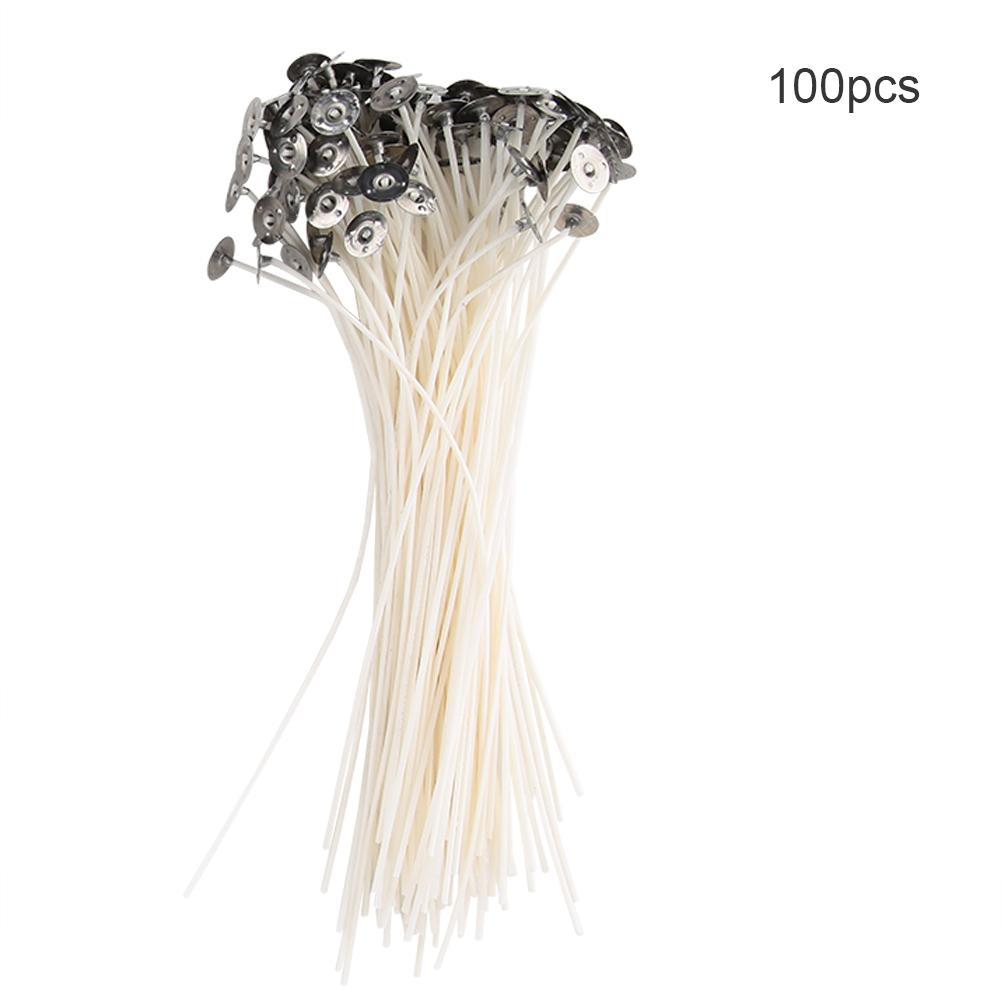 100pcs Low Smoke DIY EcO friendly Handmade Candle Wick Lampwick (20cm)