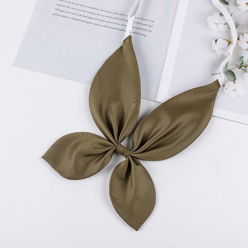 Solid Color Rabbit Ear Shape Butterfly Bow Tie Student Uniform Accessories