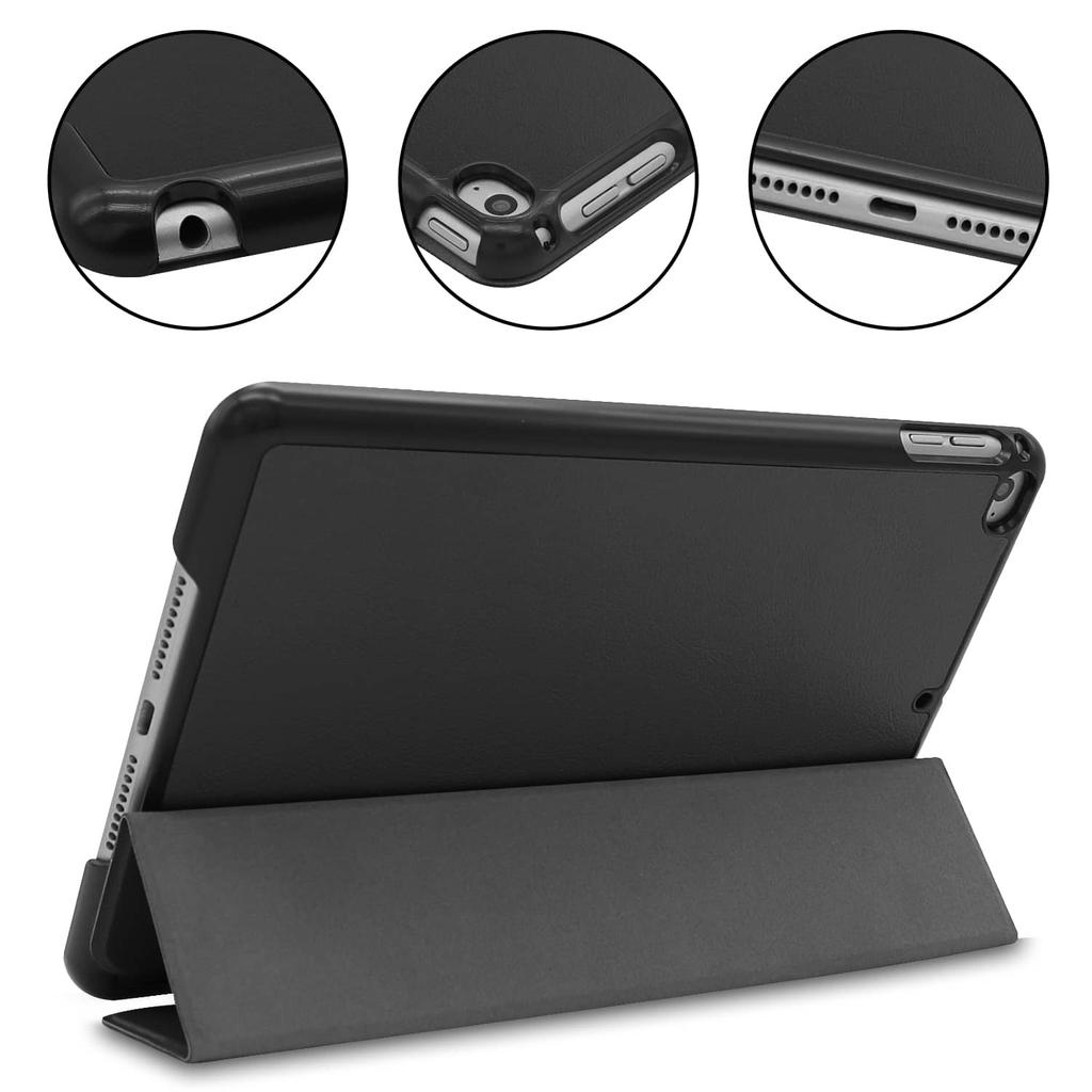 Case for iPad Mini 4 5 7.9'' with [Tri-fold Stand + Auto Wake/Sleep Function], Premium PU Leather Case Shockproof Hard Shell