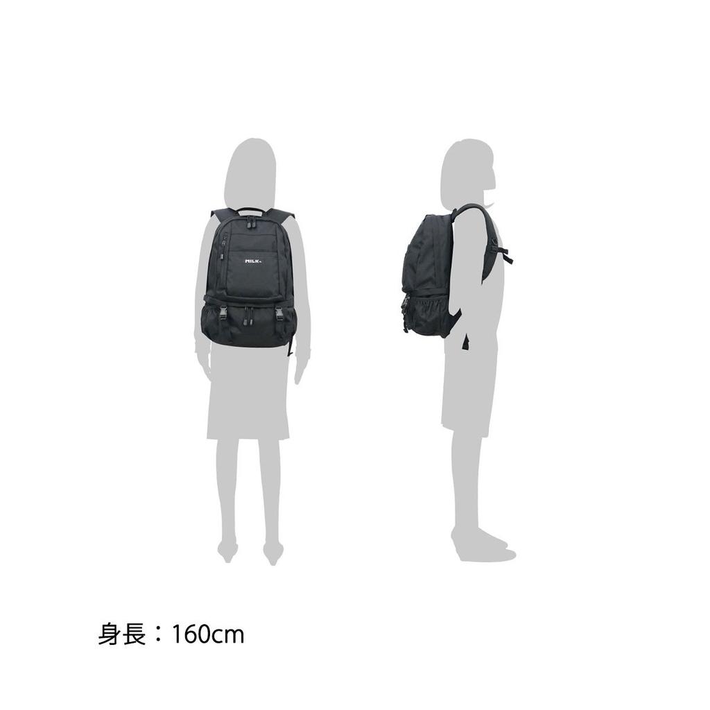 [Milkfed] Big Backpack Bar Series Black
