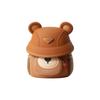 Rucksack, Ultraleichte Tasche, Reisetasche, Kleiner Rucksack mit Tiermotiv, Braun
