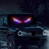 Dynamic Demon Eye Light LED Devil Eyes Light For Car Truck Windshield Front Rear Window Display Sign Usb Warning Eye Car Light