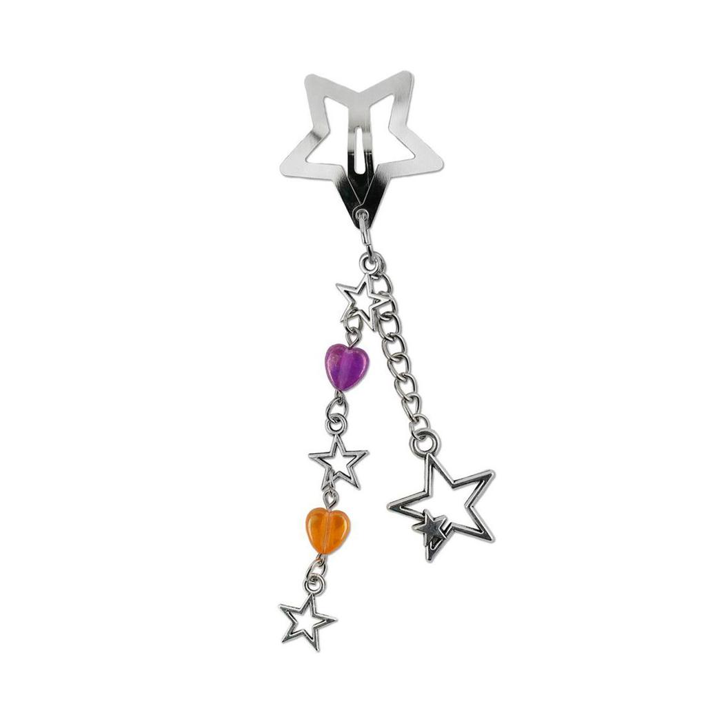 Fashionable Sturdy Alloy Star Chain Hairpin Hair Decoration For Adding Elegant To Casual Wear and Special Occasions