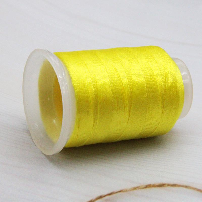 Vibrant Ice Silk Tassel Thread: 51 Colors for DIY Bracelets & Necklaces
