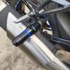 With GIXXER Logo CNC For Suzuki GIXXER 250 2023 Exhaust Frame Sliders Crash Pads Falling Protector Motorcycle