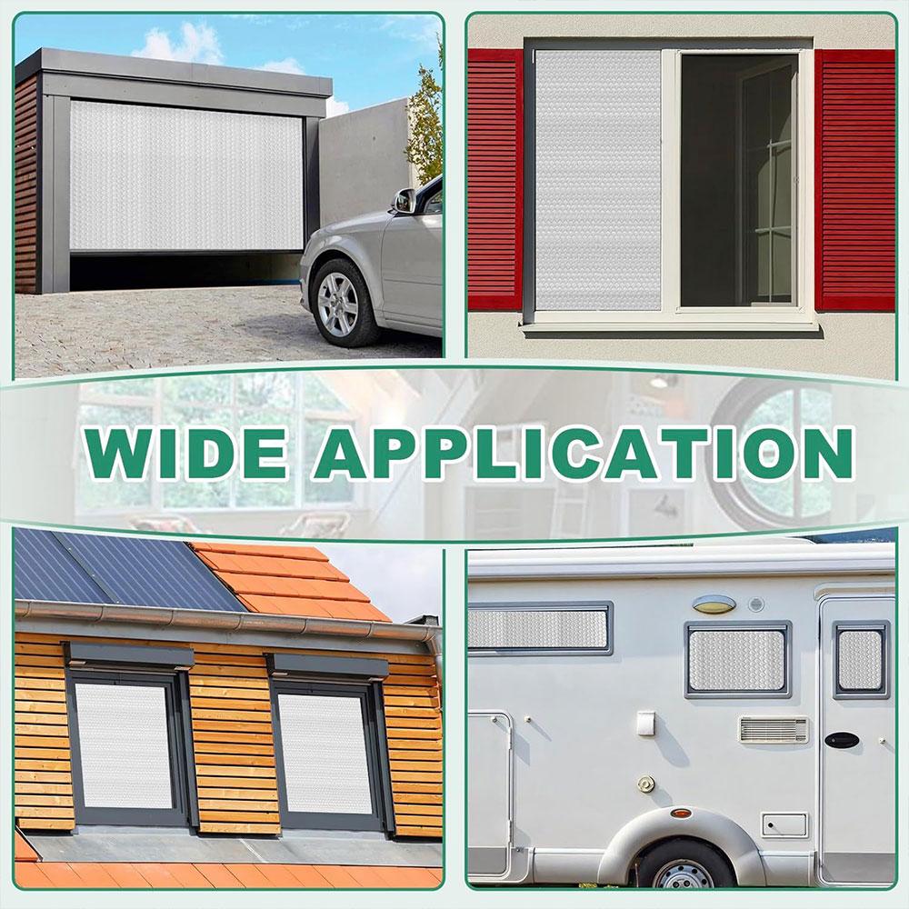 111/111/611mm Reflective Insulation Foam Aluminum Bubble Sheet Thermal Heat Window Film RV Roof Radiant Barrier Glass Cover Foil