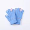 Jacquard Imitation Mink Fingertip Bear Touch Screen Fashion Warm Winter Gloves Cartoon Cute Split Finger Touch Screen Hand
