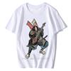 Heavy Bushido Unisex T Shirt Samurai Guitar Rock Bass Metal Music Funny Japan Player Novelty Tees O Neck Tshirts New Arrival Tops