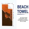 Cleveland Browns Logo Print Beach Towel, Large Soft Quick Dry Towel for Beach Camping Swimming