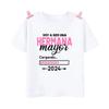 I Will Become The Best Sister in The World Kids Shirt Baby Announcement Tshirt  Spanish Print Girls Tops Child Short Sleeve Tee