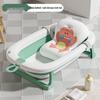 Foldable Baby Bathtub - Large, Sit or Lie for Kids, Newborn Bath Essentials for Home Use