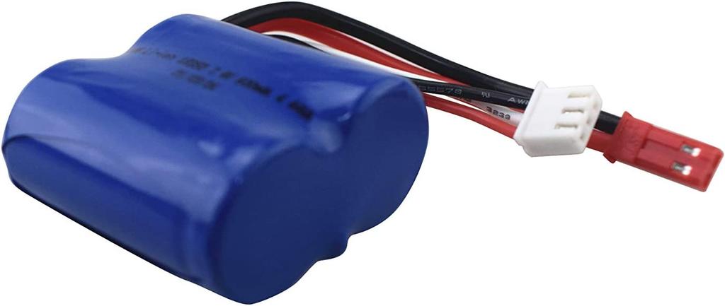 7.4V 600mAh 15C Lithium Replacement Battery | Compatible with Eb02 RC Models | Lightweight and Reliable, Blue