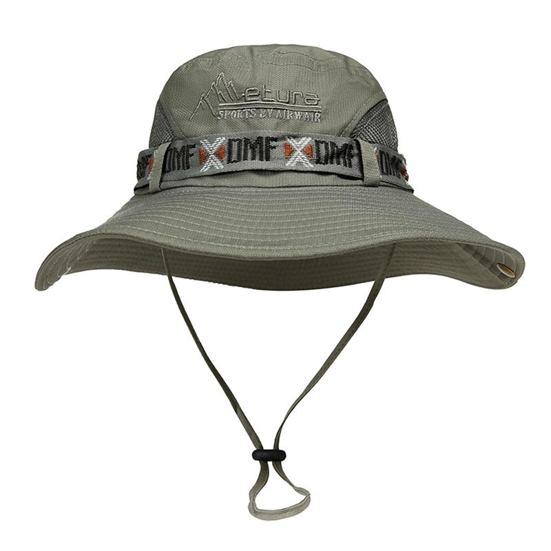 Unisex Summer Wide Brim Waterproof And Quick-Drying Panama Caps Outdoor Visor Bucket Hats Mesh Breathable Sun Protection Hat