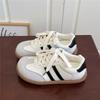 Super summer women's niche board shoes, new spring versatile sub-platform casual white shoes