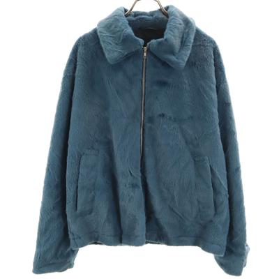 Beauty Products HARE Fake Fur Jacket M Blue Men's Used