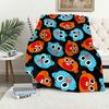 cartoon funny art Flannel warm soft plush blanket sofa living room hogar of G-gumball bedroom W-world travel gift home A-Amazing